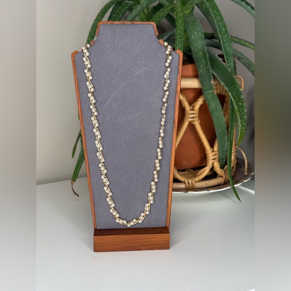 Vintage Napier Pearl Rope Chain Necklace Opera Length - Picture 3 of 8